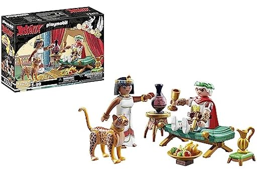 PLAYMOBIL Asterix 71270 César y Cleopatra, César y Cleopatra con Leopardo, Juguete para niños a Partir de 5 años | Ya disponible en tu tienda friki favorita! En mundofriki.es! PLAYMOBIL Asterix 71270 César y Cleopatra, César y Cleopatra con Leopardo, Juguete para niños a Partir de 5 años | Ya disponible en tu tienda friki favorita! En mundofriki.es!