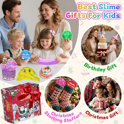 4 Pack Christmas Slime Balls with Charms - image 5
