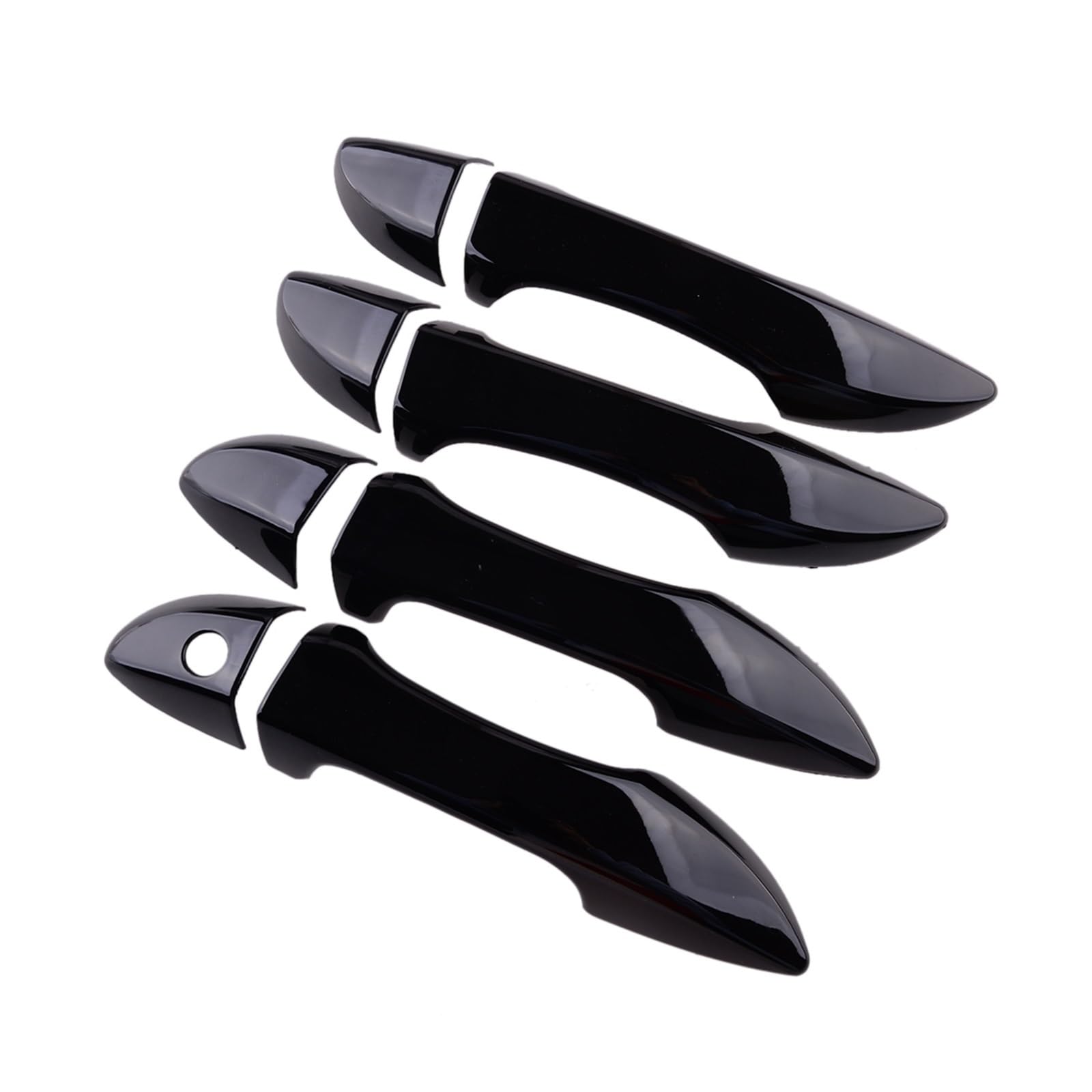 Poignées de porte extérieure anti-rayures noir brillant pour Corolla Berline 2014-2019