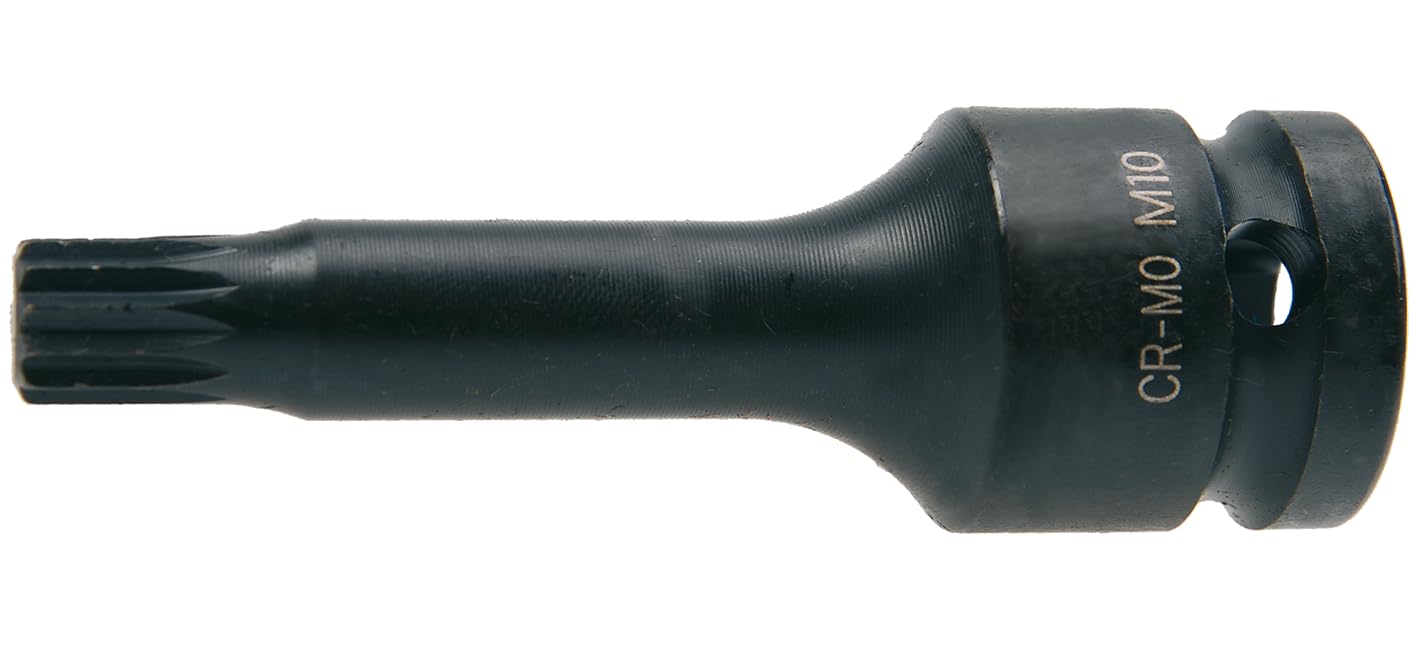 Embout de vissage IMPACT 1/2 M8 anti-torsion SW STAHL denture intérieure 78 mm