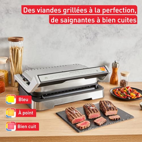 Tefal Optigrill 4 en 1 Grill intelligent 12 programmes GC784D10 - vue 4
