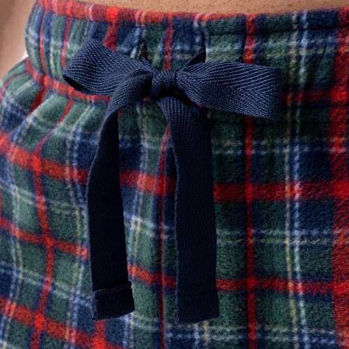 IZOD Men's Jersey Henley Top and Micro Fleece Pant Sleep Set4