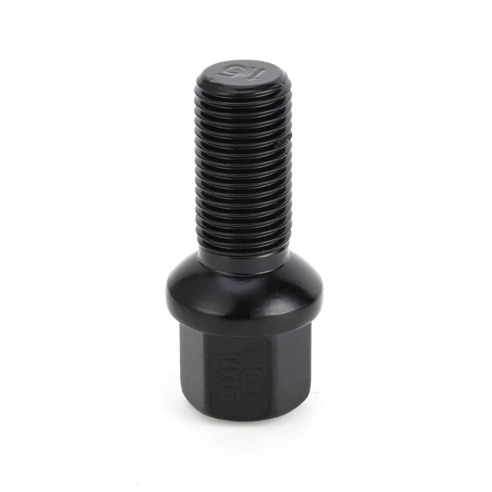 Compatibile con 10 pezzi M14x1.5 Ruota a sfera Lug Bullone Ruota in acciaio legato Lug Studs 27mm Shank Ruota Acciaio Lug Bulloni Dado ruota Auto Bulloni Cerchi