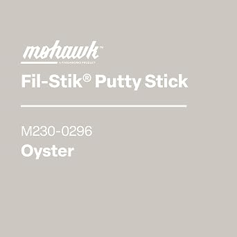Mohawk Fil-Stik, Wax Putty Stick for Wood Repair, Oyster, M230-0296, 1 Count