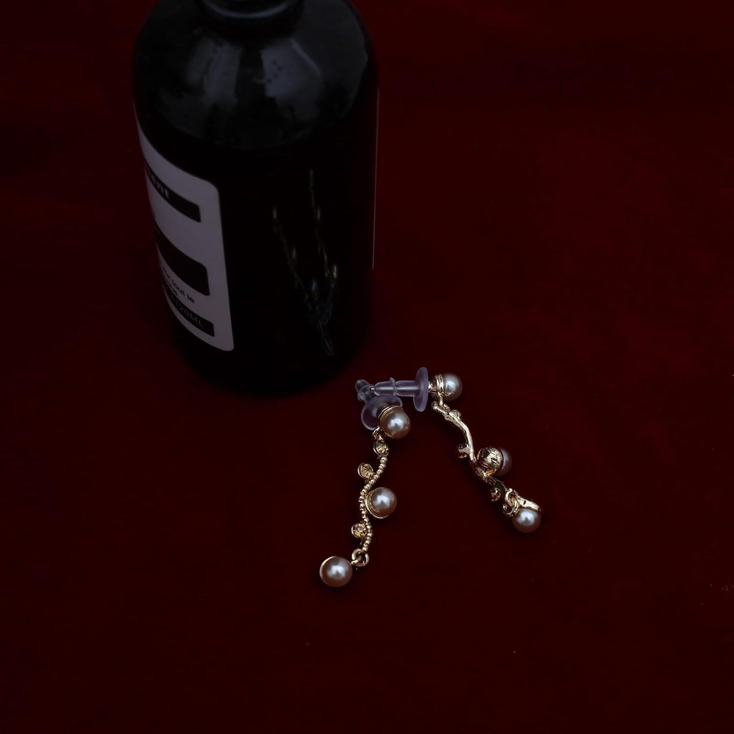 Bridal Pearl Choker Necklace Earrings Bracelet Wedding Crystal Jewelry Set for Women Brides Bridesmaid Prom - Image 5