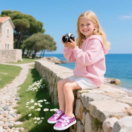 Kiderence Toddler Girls Sneakers Little Running Sports Shoes(Toddler/Little Kids)2