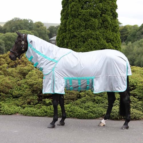 Fly Rug with Detachable Neck Belly Wrap CloseWeave Mesh UV Protection