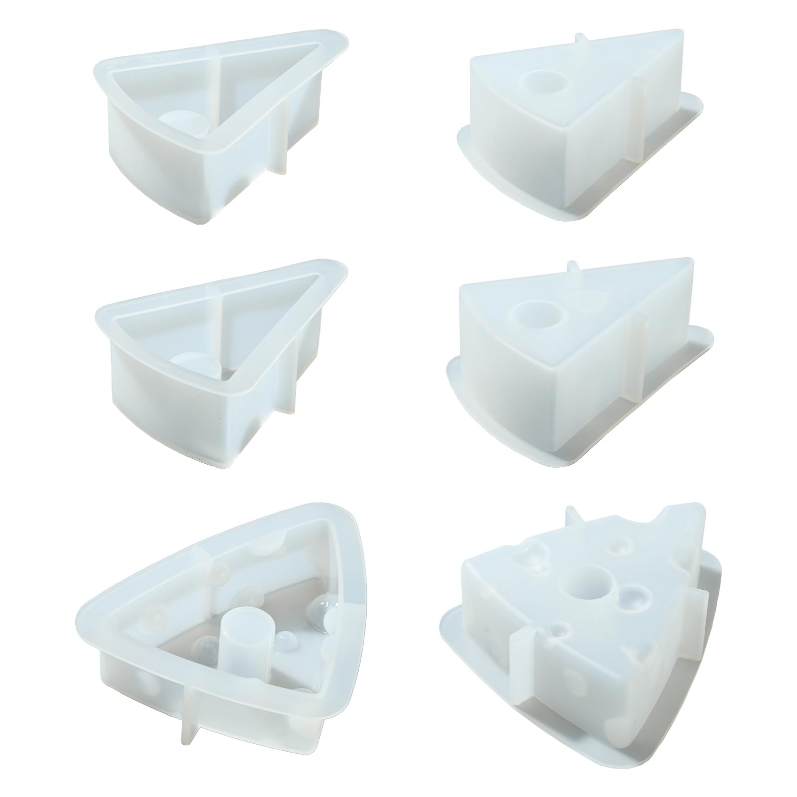 UR URLIFEHALL 3 Pcs Silicone Candlestick Moulds Cheese Candelabrum Resin Casting Moluds for Candle Holder Soap Wax Ornaments Crafts Home Decor