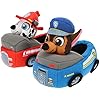 Paw Patrol Toddler Slippers Chase and Marshall Novelty Fullbody Slippers, Blue Red, Toddler Size 5/6 to 11/12