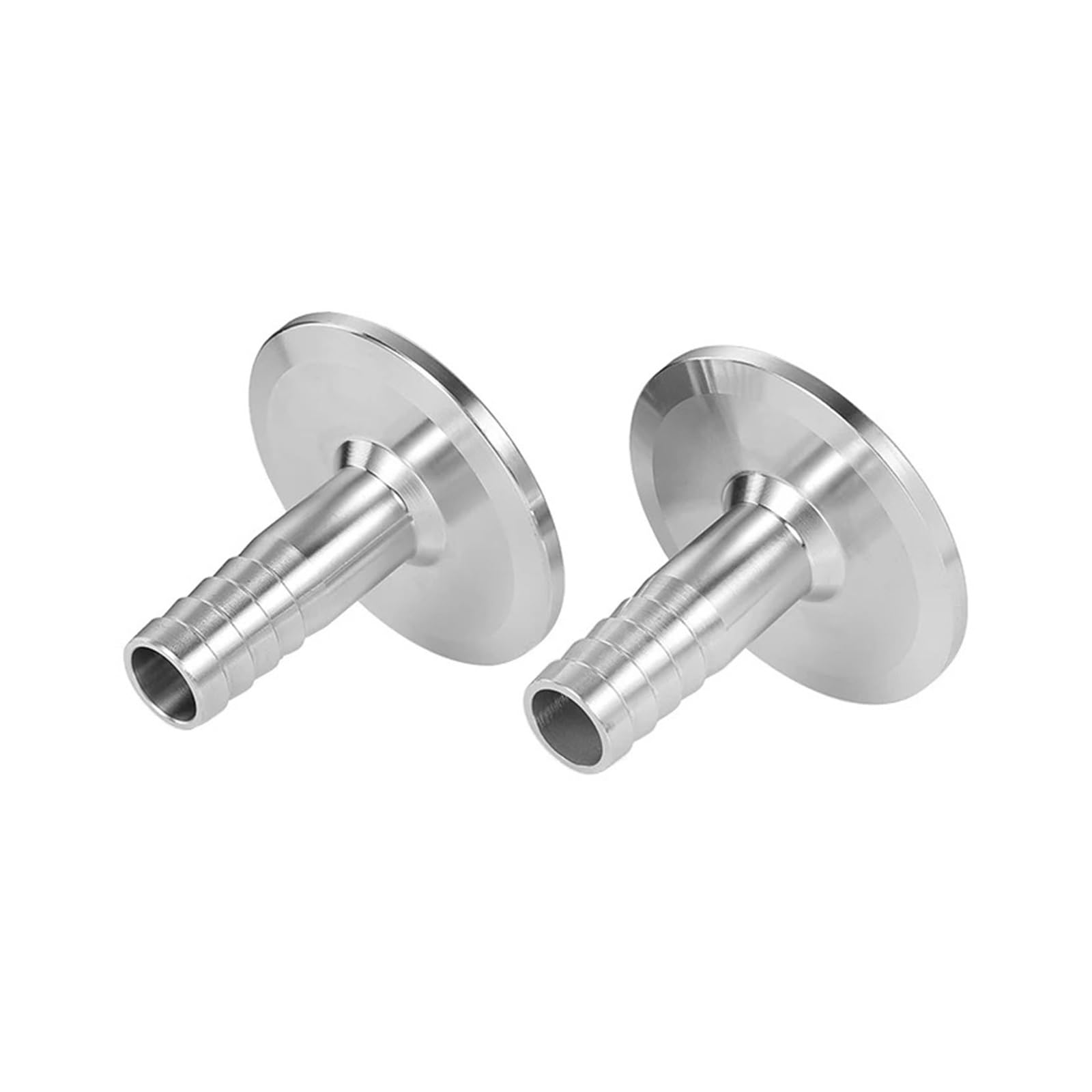 BALYDLUL 1pcs 6 8 10 12 12.7 14 16 19 25 32 38mm Hose Barb to 3/4" 1.5" Tri Clamp TC34 TC25.4 SUS304 Stainless Steel(TC25.4mm,19mm)