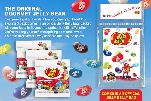 Jelly Belly Signature 10 Jelly Bean Collection, 3.5 oz Grab & Go Bags - Pack of 3 sold in Jelly Belly Bag - image 2