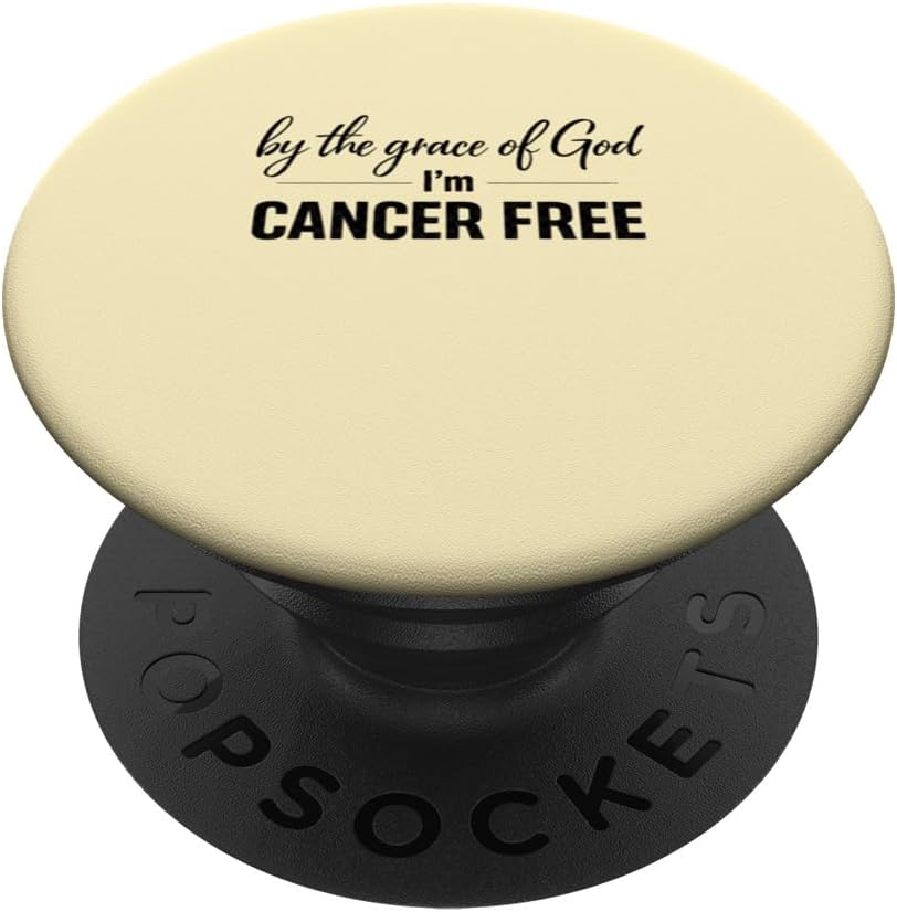 Here By God’s Grace Faith Through Melanoma Cancer Survivor PopSockets PopWallet for MagSafe