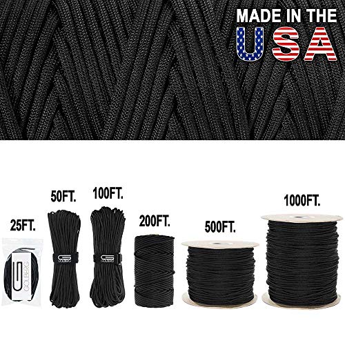 Golberg 750Lb Paracord/Parachute Cord – Authentic Mil-Spec Type Iv 750 Lb Tensile Strength Strong Paracord – Mil-C-5040-H – 100% Nylon – Made In Usa #TOP6