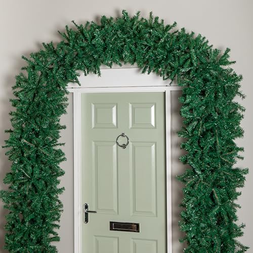 8ft (2.50m) Samuel Alexander Single Door Plain Green Christmas Tree Arch with 2000 Tips - Image 4