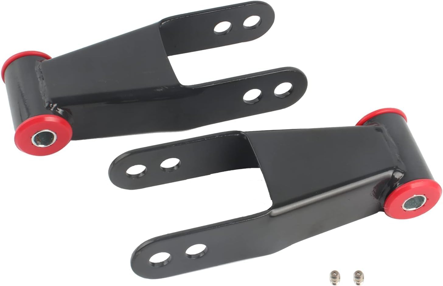 1"–2" Rear Drop Shackles Kit Compatible with 1988–2018 Chevy Silverado/GMC Sierra 1500 C1500 K1500 – Suspension Lowering Brackets, Replaces #410520