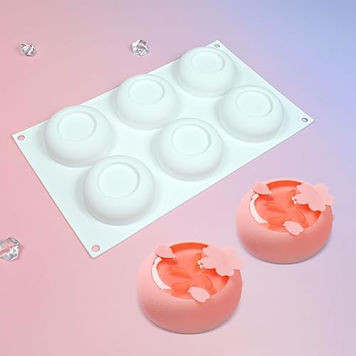 Miniatura 5 de mostsom Molde de silicona para mousse, molde de mousse de forma redonda, molde de silicona para tartas, herramienta para hornear, postre para