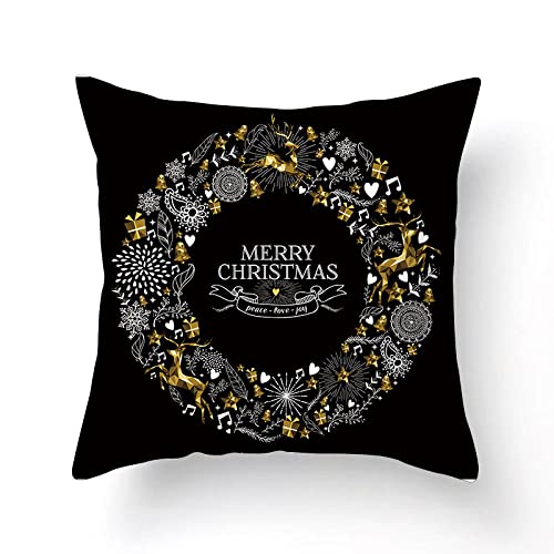 Juego de 2 fundas de almohada de Halloween de 45 x 45 cm Cover