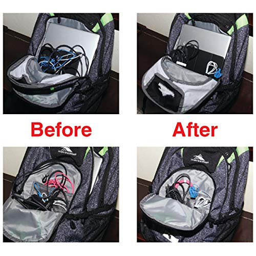 Reusable Cable Ties 1/2" X 8" For Cable Management And Organizing Cords - 60 Pack (Black) #TOP4