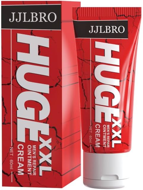 Male Enhancement Cream-Oil for Men, Body Gel for Private Part, Men's Re-Vitalize Enlargement Cream, Enhance Size and Performance – Get Bigger Thicker and Stronger (JJLBRO Huge XXL)