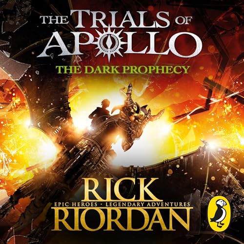 The Dark Prophecy (The Trials of Apollo Book 2) Audiolivro Por Rick Riordan capa