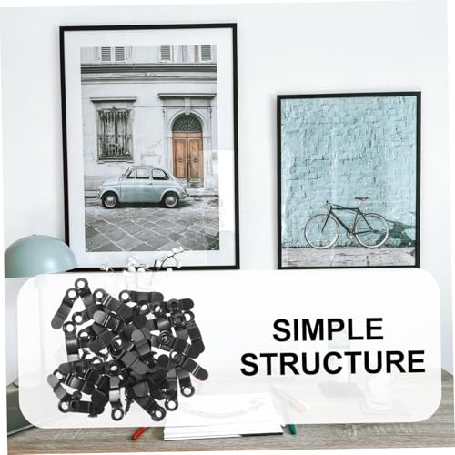 Image of Veemoon 1set Picture Frame Turn Button Fasteners Backing Clips for Hanging Photos and Art Easy to Install Picture Frame Hardware