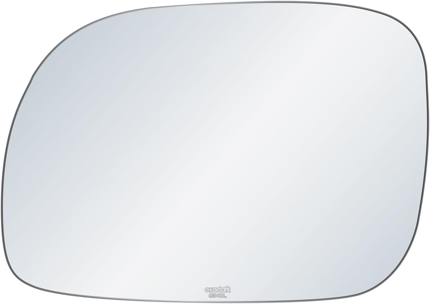 exactafit 8340L Driver Side Mirror Glass Replacement Repair Compatible With Town & Country, Caravan, Grand Caravan, Voyager, Grand Voyager