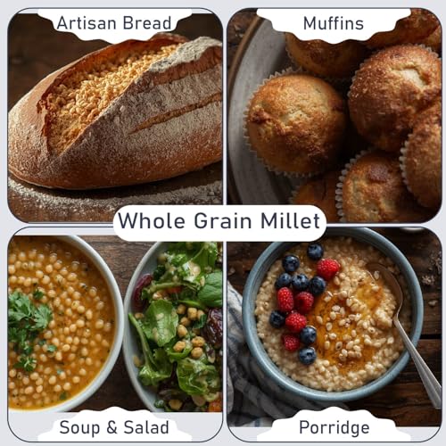 image for Great River Milling Organic Hulled Millet | Whole Grain Ancient Grain 