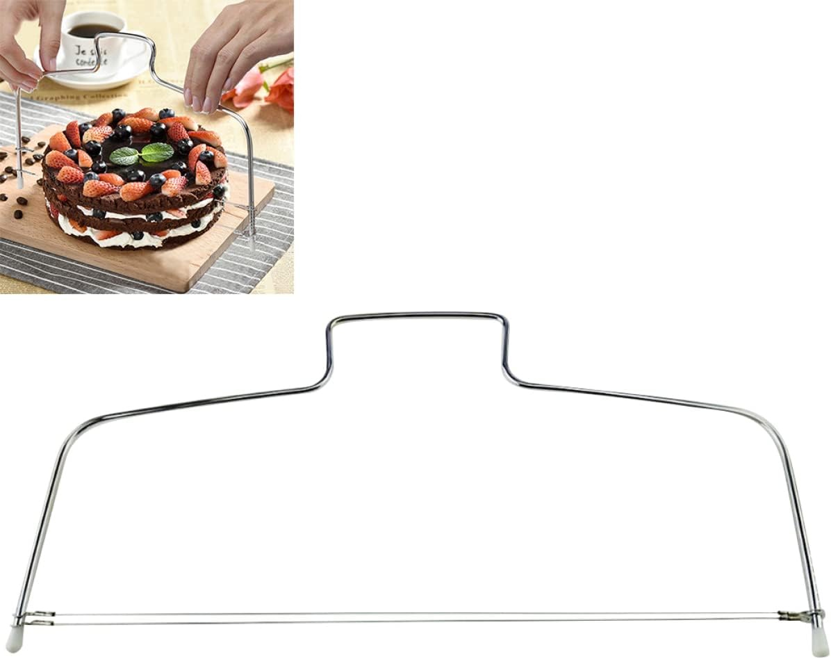 Bread Slicer Manual Cutting Tool for Cakes Toast and Sandwiches Steel