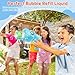64 OZ Bubble Solution Refill Pre-Mix: Non-Toxic Bubbles for Kids Refills for Bubble Machine, Wands, Blowers, No Mixing Needed Leak-Proof Bottle Solution for Bubbles Toys Parties Outdoor Events Easter