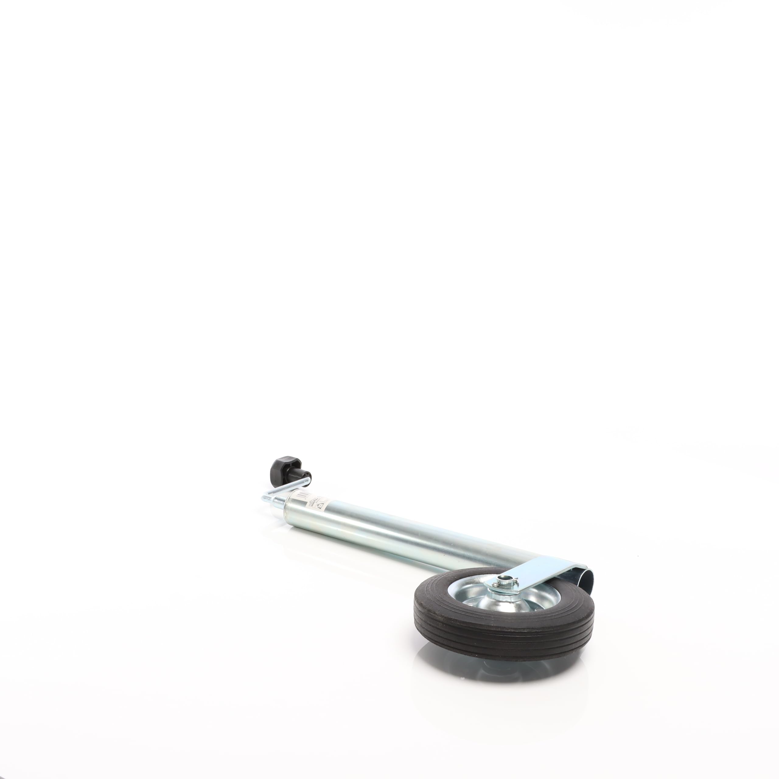 Rueda Jockey de Apoyo Delantera Ø200x60,5mm 453kg 275mm Soporte Plegable Remolque Coche de Pasajeros