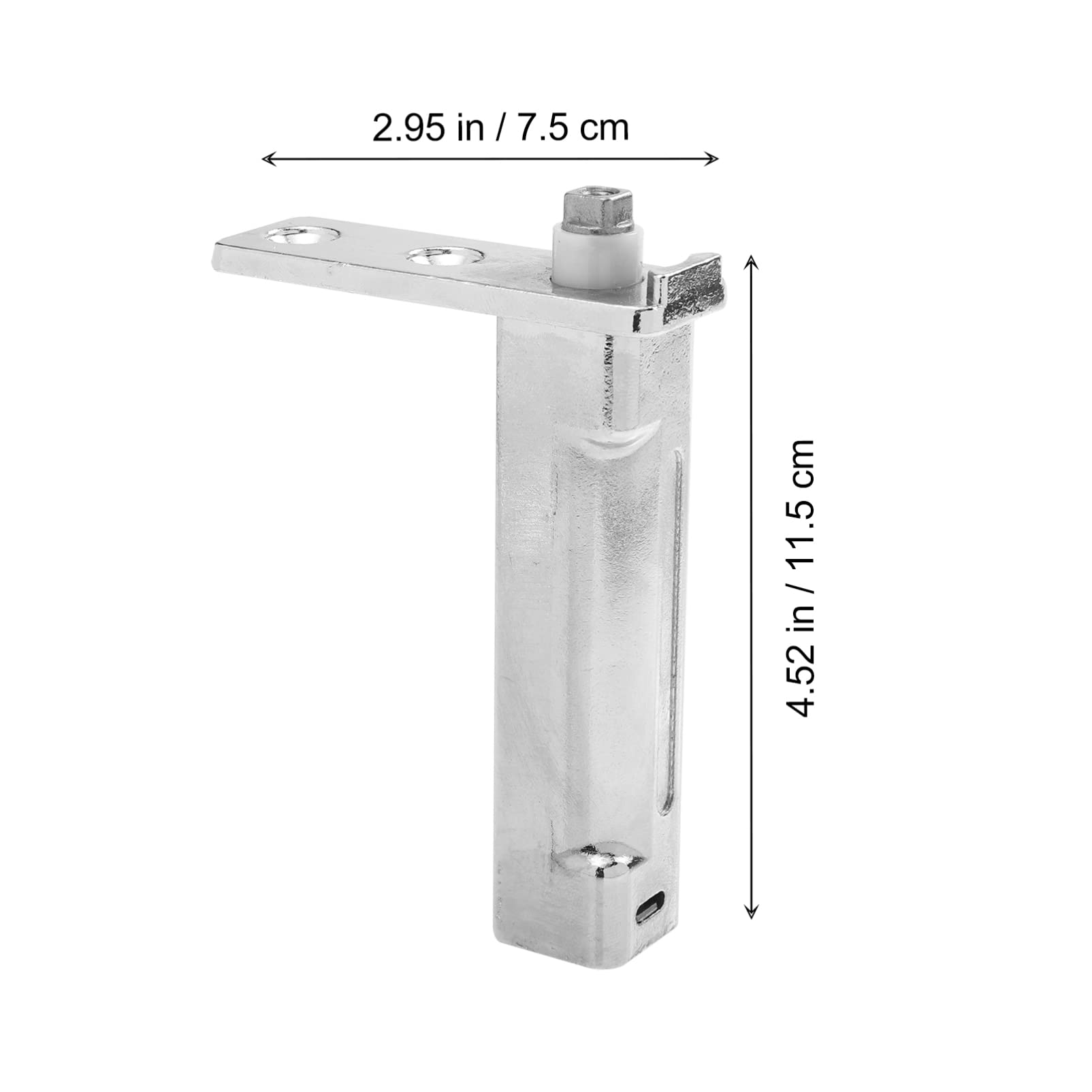 Verdeckte Scharniere mit Soft-Close-Funktion, Schranktürscharniere mit Soft-Close-Funktion, 2 Stück Kühlschranktürscharniere, Türscharniere, Kühlschrank-Drehscharniere, Zubehör, Kühlschrankscharniere,