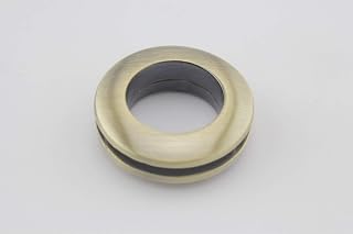 3dancraftit Zinc Alloying Round Screw in Eyelet Grommet O Rings Purse Loop Handle Connectors Easy Installation Inner Diameter 5/8 Inch / 15mm Anti Bronze E39