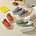 Zonkacen Woman Man Washable Anti Slip Fashion Soft Warm Cotton Slippers for Winter Office Home House Party School Dorm Hotel New Year Pink 10-11 Women/8.5-9.5 Men