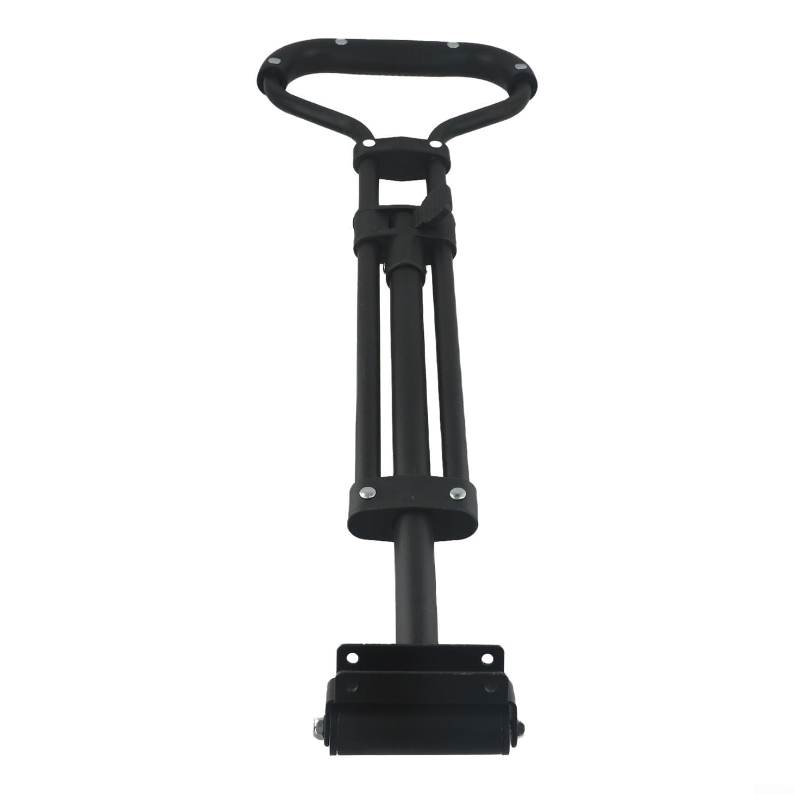 Mangue réglable en métal pour chariot pliable, poignée de rechange pour camping, shopping, plage, noir, 56 x 25 cm, forte capacité de charge