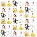 Beauty and the Beast Tattoos Party Favors Bundle - 72 Perforated Individual 2