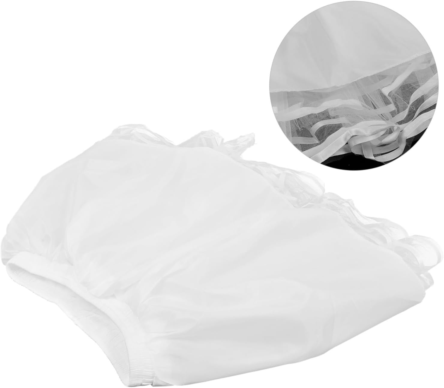 Girls Petticoat Underskirt Three Soft Tulle Skirt for Women for Cosplay Ballet and Everyday Wear Elegant Design Comfortable Fit White