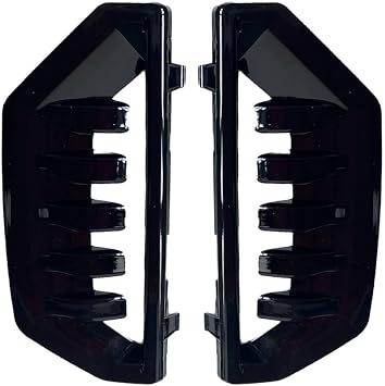 Front Bumper Cover Air Duct Pair for 2022-2023 For GMC For Sierra 1500 AT4 AT4X Denali Pro SLE Models with OE Part Numbers 84869628 and 84869627