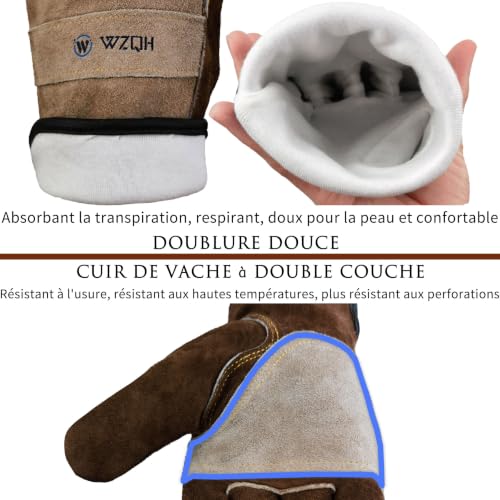 Gants de travail en cuir