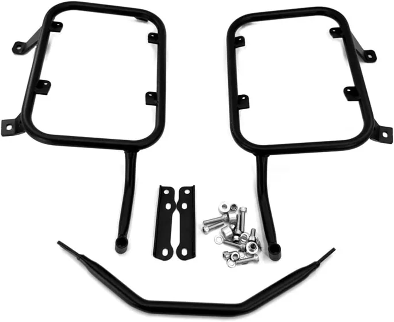 XL 750 Motorcycle Accessories Crash Bar Bumper Parking Support Side Box Luggage Bracket for Honda XL750 TRANSALP 2023 2024(B-Black)