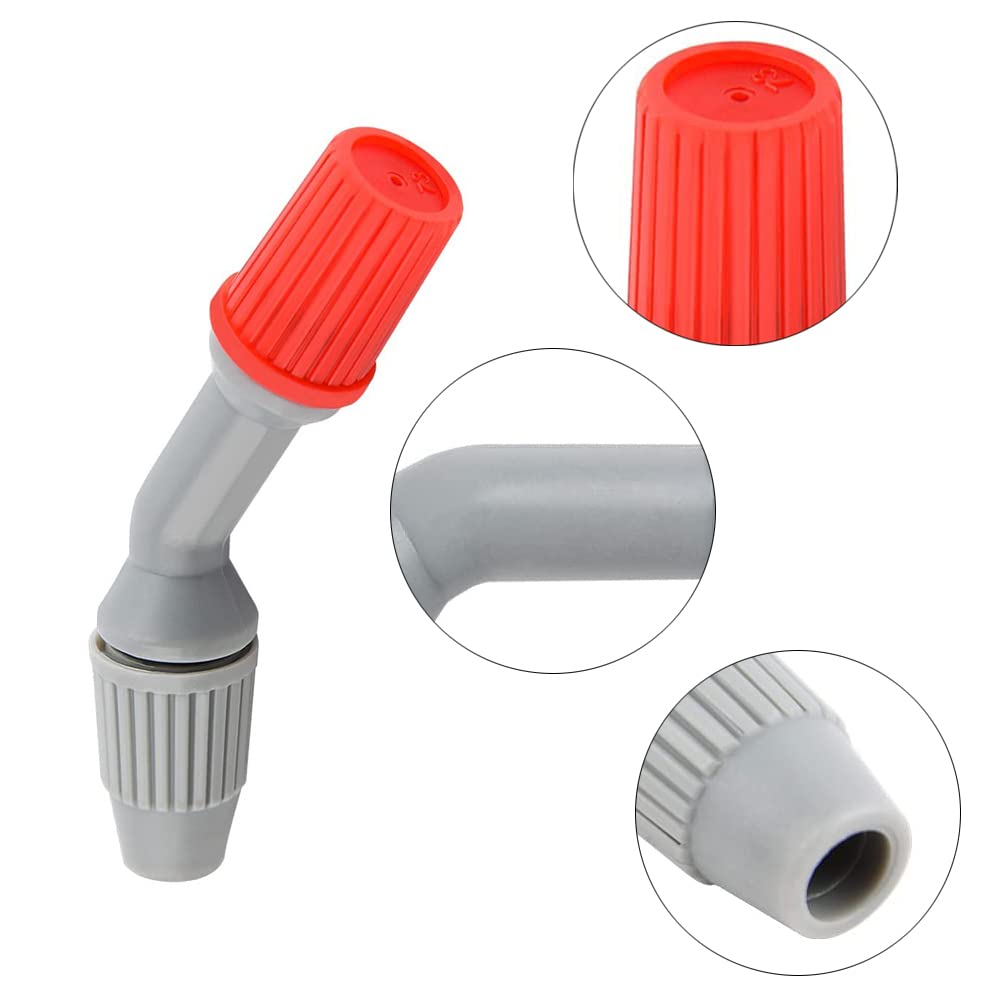 Lot de 2 buses de pulvérisation pour désherbeur de mauvaises herbes Cône Pièces de rechange Buse de pulvérisation de rechange Système professionnel pour arrosage et nettoyage