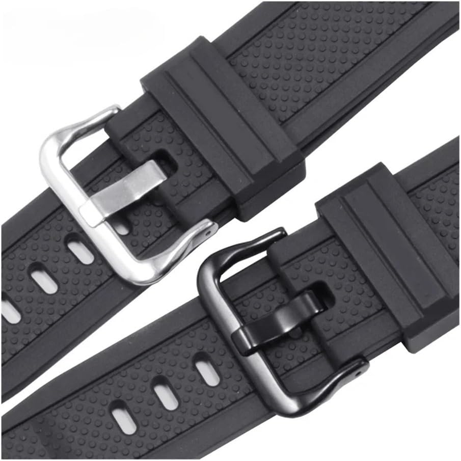 Fit For Casio Silicone Watch Strap Black GST-W110/S130/B100/100g/W400 Outdoor Waterproof Sports Watchbands