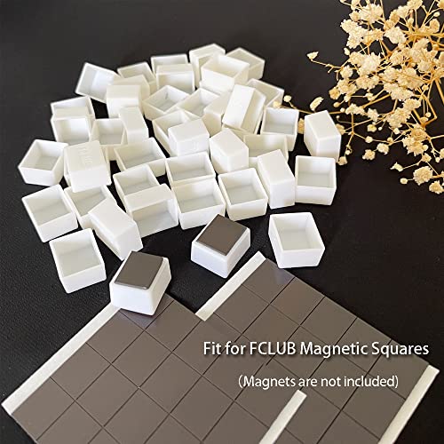 Fclub Empty Watercolor Paint Pans - 48 Pcs Half Pans #TOP6