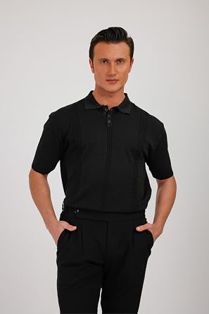 Bisiklet Yaka  rme Triko