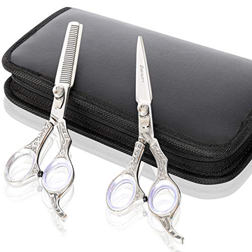 BlackLily Ensemble cadeau Coiffure & ciseaux de toilettage de cheveux 5.5 Cover