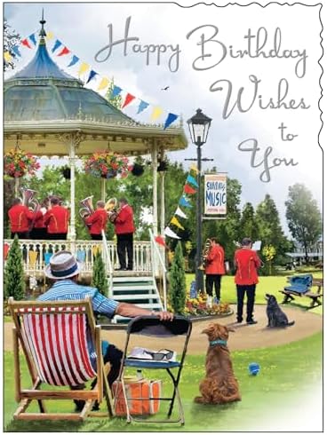 Jonny Javelin Male Birthday Card - Happy Birthday Card With Modern Music Room Design And An Embossed Foil Finish - Birthday Card For Men Or Boys - View #5