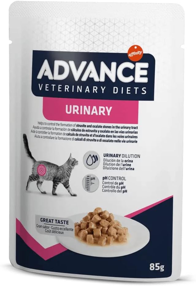 Advance Veterinary Diets – Comida húmeda para gatos adultos Advance Urinary Dietas Veterinarias pollo 85 g.