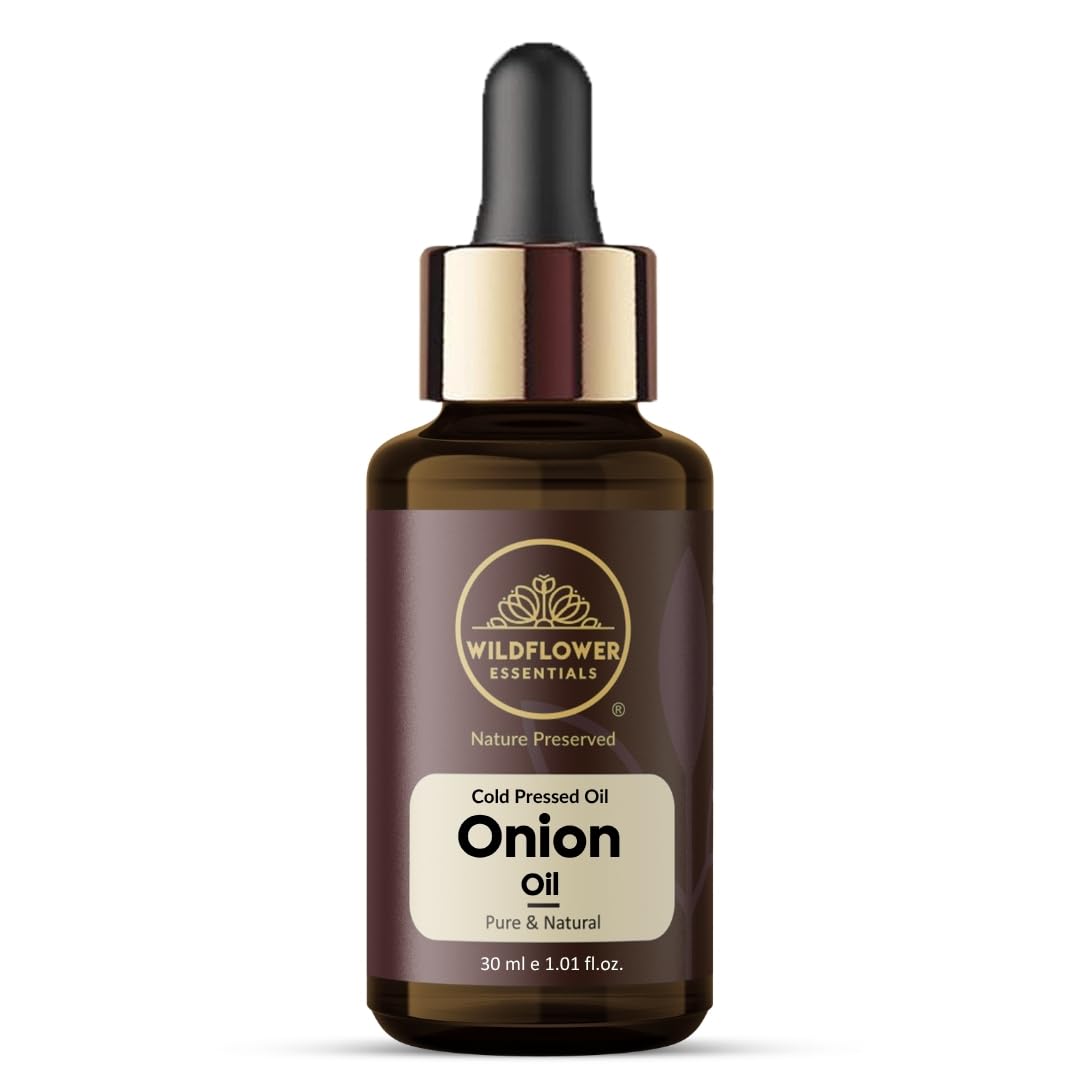 Wildflower Essentials 100% Pure Onion Oil Cold Pressed For Hair Skin & Body (30ml)-image-24
