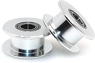 GT2 5 ملم ثقب الالومنيوم توقيت بدون اسنان حزام