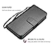 Njjex Wallet Case For Galaxy J7 2018/J7 Refine/J7 V 2nd Gen/J7 Aero/J7 Aura/J7 Top/J7 Crown/J7 Eon/J7 Star, PU Leather Card Slots Holder Kickstand Flip Cover Case & Lanyard For Samsung J7 Star [Black]