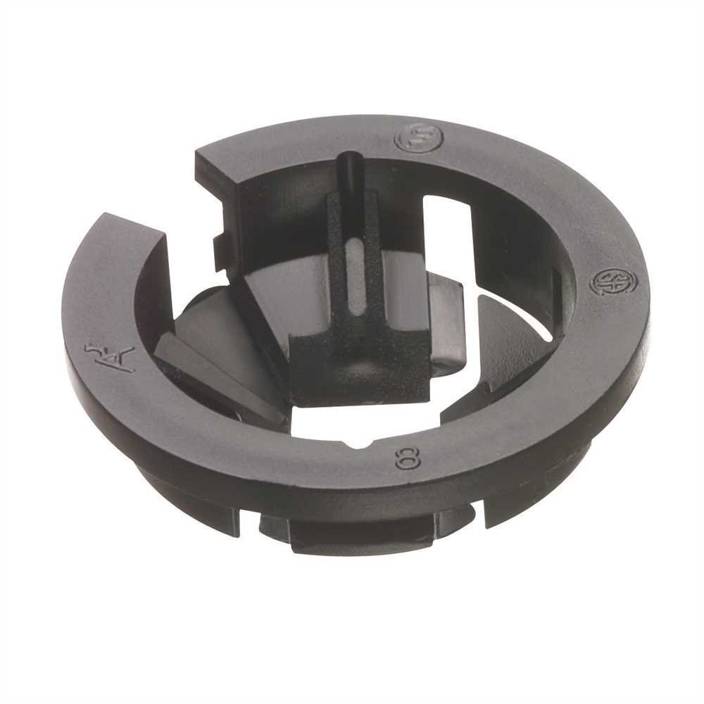 Arlington Industries NM96 627001 Non-Metallic Push-in Connector, Black Button, 1" (Pack of 25)